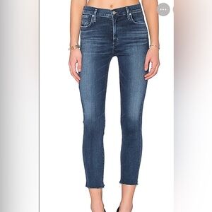 AGOLDE Sophie High Rise Skinny Crop in size 30